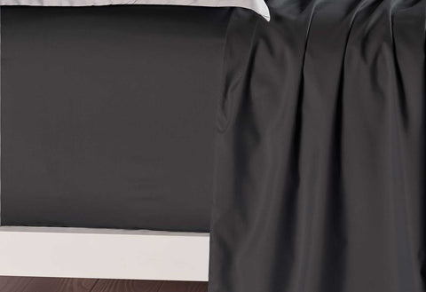 Queen Size Black Color Fitted Sheet