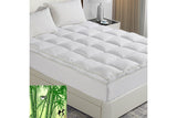 Double Size 1000GSM Bamboo Mattress Topper with Gusset Support