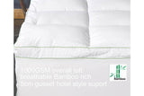 Double Size 1000GSM Bamboo Mattress Topper with Gusset Support