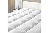Single Size 1000GSM Bamboo Mattress Topper with Gusset Support