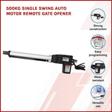 500KG Single Swing Auto Motor Remote Gate Opener