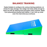 120x60x35cm Foldable Soft Incline Gymnastics Mat Wedge Yoga Gym Balance Training