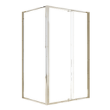 Semi Frameless Shower Screen (114~122)x 195cm & (89~92)x 195cm Side AS/NZS Glass