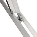 800 x 800mm Sliding Door Nano Safety Glass Shower Screen By Della Francesca