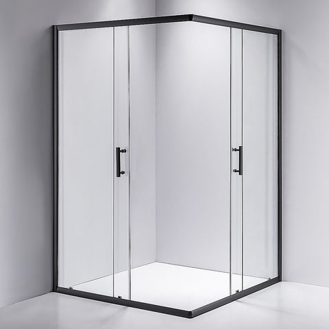 1200 x 1000mm Sliding Door Nano Safety Glass Shower Screen By Della Francesca
