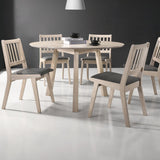 Harriette White Washed Oak Finish Dining Chair ÃÂÃÂ Set of 2