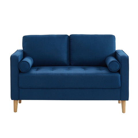 Cassandra 2 Seater Sofa Loveseat couch Blue