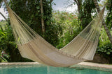 Queen Size Outoor Cotton Mayan Legacy Mexican Hammock in  Cream